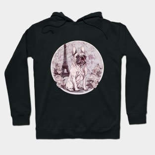 French bulldog and France, frenchie dog, for french bulldog lovers Hoodie